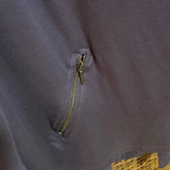 EUC Soft surroundings purple waterfall jacket sweater zipper details XL - Picture 3 of 7